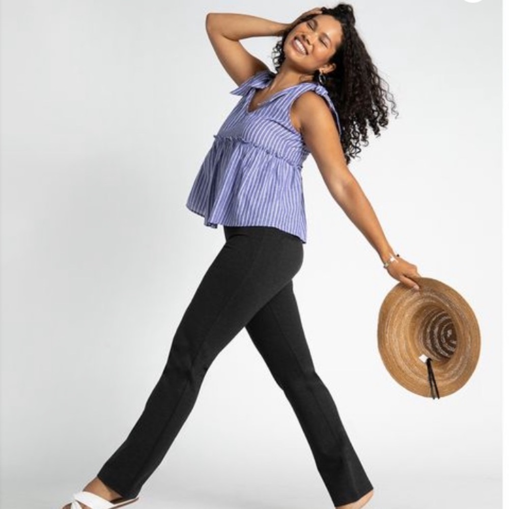 Betabrand Dress Pant Yoga Pant - Charcoal